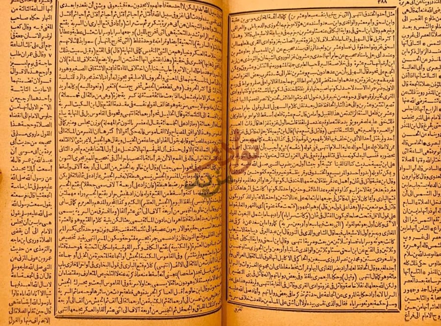 صفحة داخلية كتاب شرح الزرقاني على المواهب اللدنية للقسطلاني