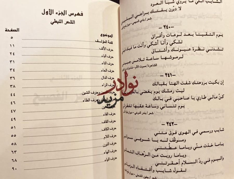 الشعر في الشعر العربي النبطي والفصيح/خليفة الاسماعيل