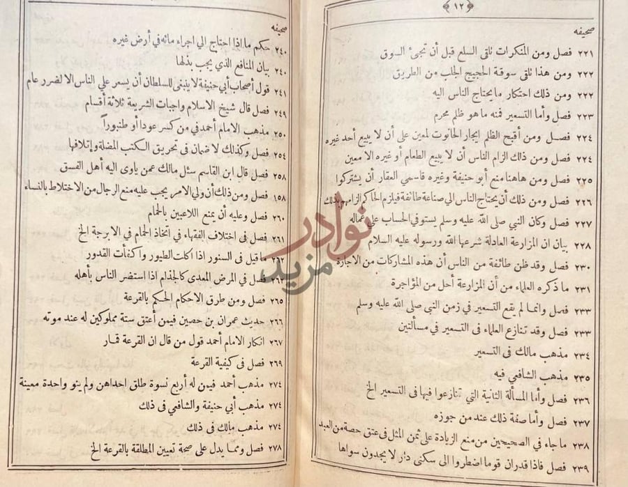 فهرس كتاب الطرق الحكمية في السياسة الشرعية