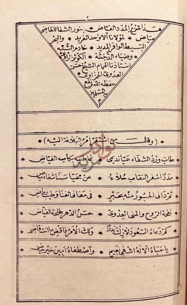 صفحة داخلية كتاب مناهل الصفا في تخريج احاديث الشفا