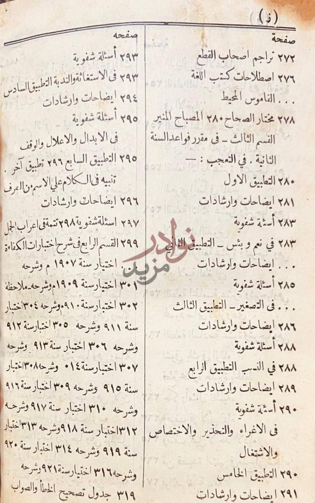 فهرس كتاب جواهر الكلام في الجاهلية والاسلام