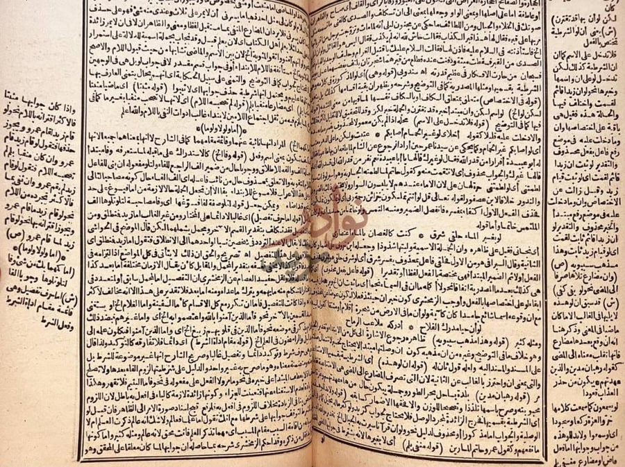 صفحة داخلية كتاب حاشية الخضري على شرح ابن عقيل على الفية ابن