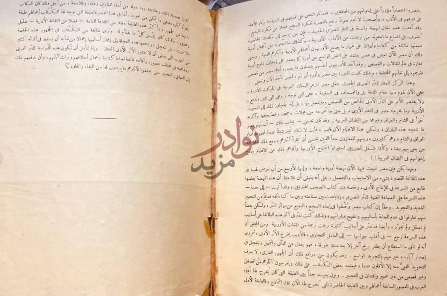 صفحة داخلية كتاب الفن ومذاهبه في النثر العربي