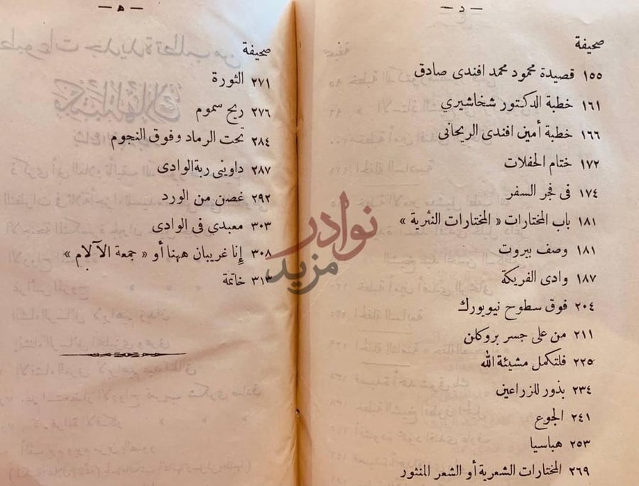 فهرس كتاب امين الريحاني ناشر فلسفة الشرق في بلاد الغرب تاريخ