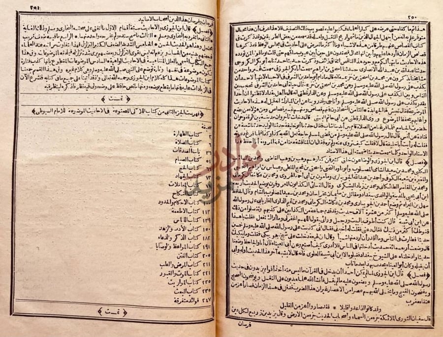 فهرس كتاب اللآلي المصنوعة في الاحاديث الموضوعة تمت