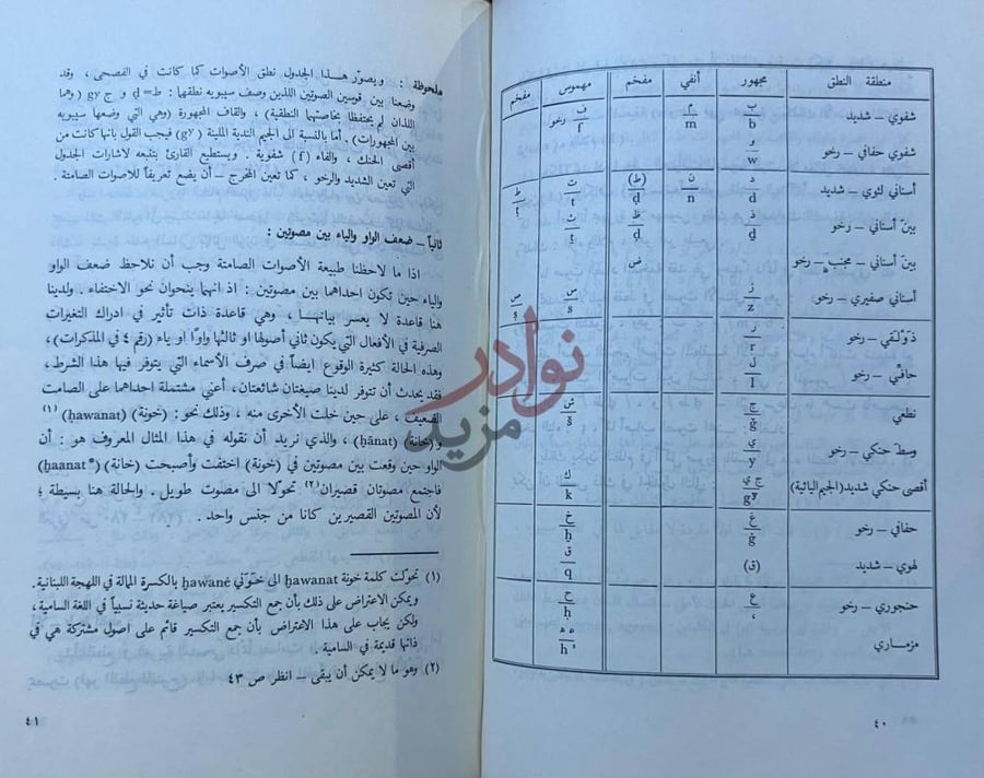 صفحة داخلية كتاب العربية الفصحى نحو بناء لغوي جديد