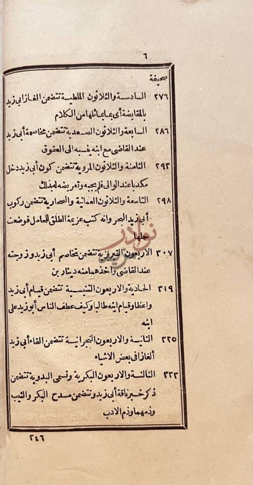 فهرس كتاب مقامات الحريري في اللغة العربية والفنون الادبية