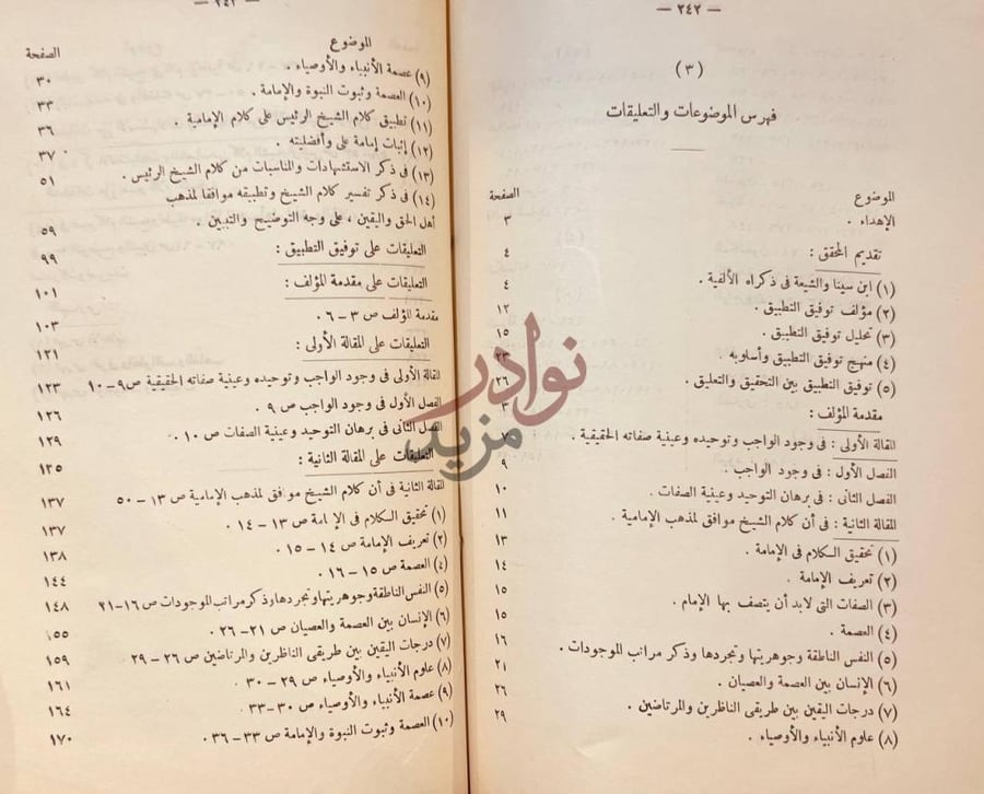 فهرس كتاب توفيق التطبيق فهرس الموضوعات