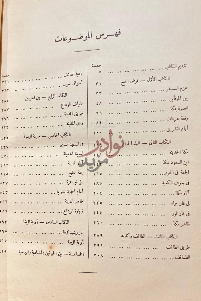 فهرس كتاب في منزل الوحي فهرس الموضوعات