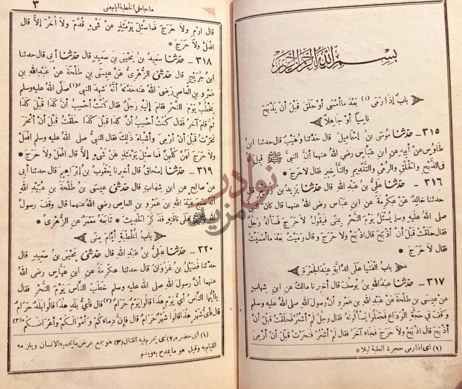صفحة داخلية كتاب صحيح البخاري باب الفضل على الدابة
