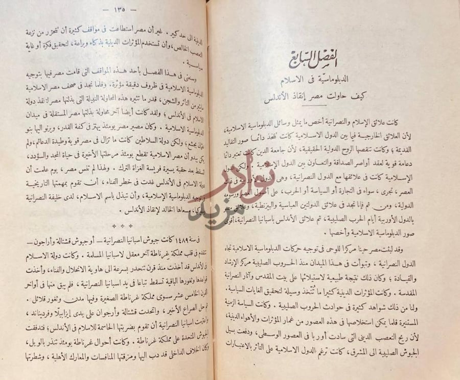 فصل كتاب مصر الاسلامية وتاريخ الخطط المصرية