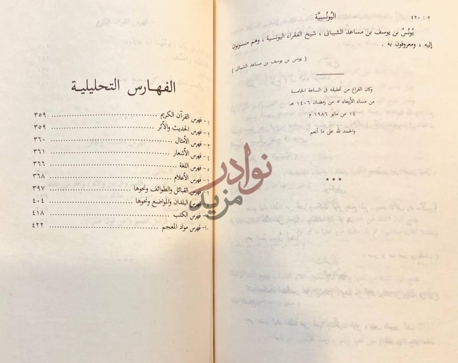 فهرس كتاب معجم مقيدات ابن خلكان الفهارس التحليلية صورة 9