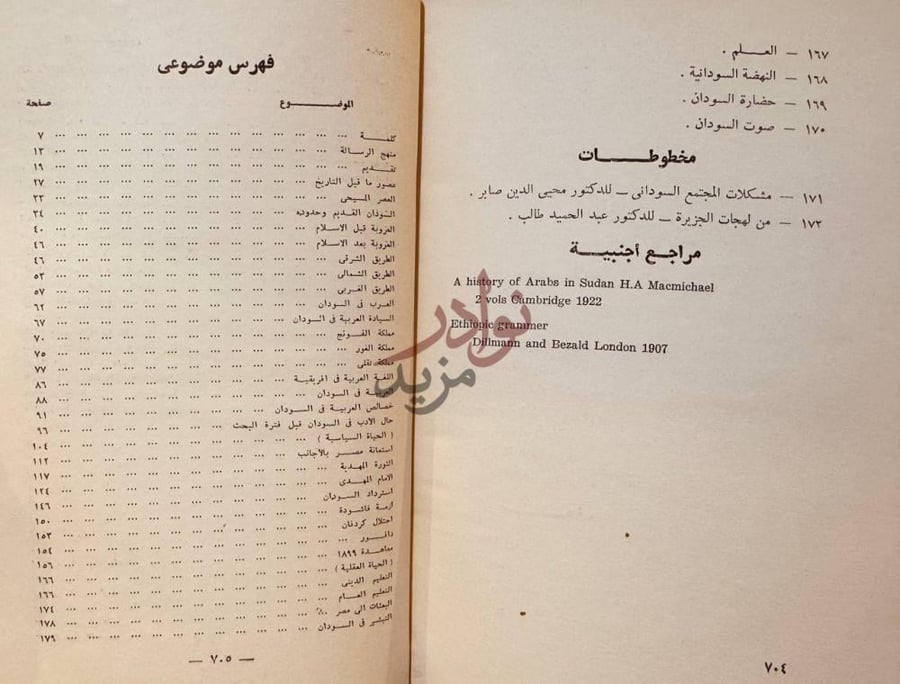 فهرس كتاب الشعر الحديث في السودان فهرس موضوعي