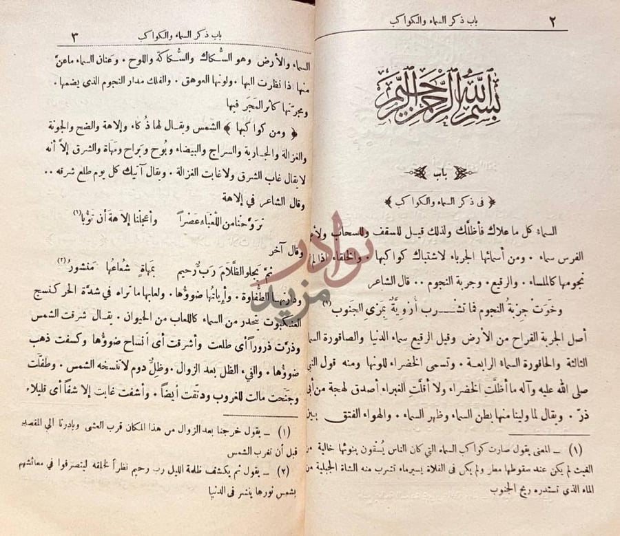 صفحة داخلية كتاب مبادى اللغة مع شرح ابيات مبادى اللغة