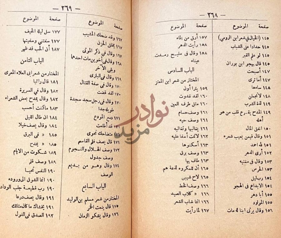 فهرس كتاب سحر البلاغة