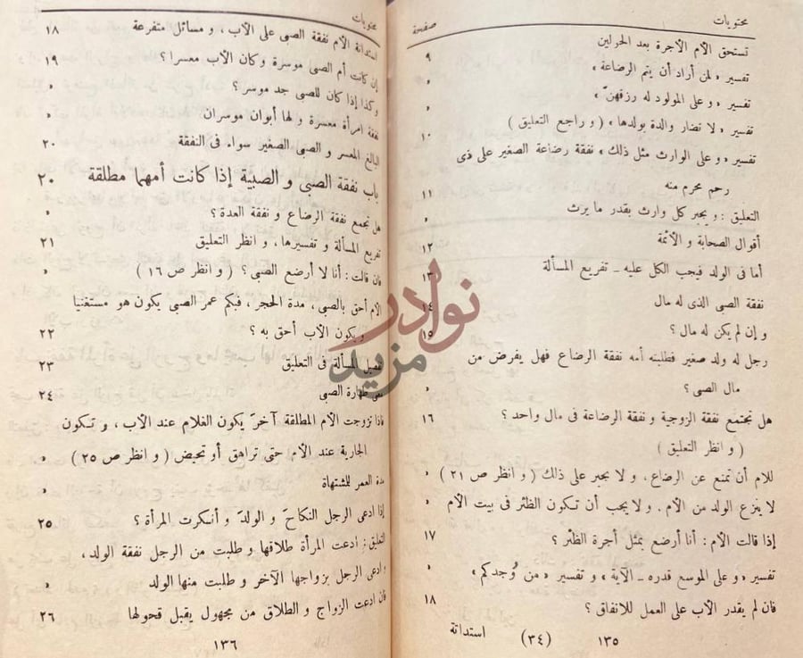 فهرس كتاب كتاب النفقات باب نفقة الصبي