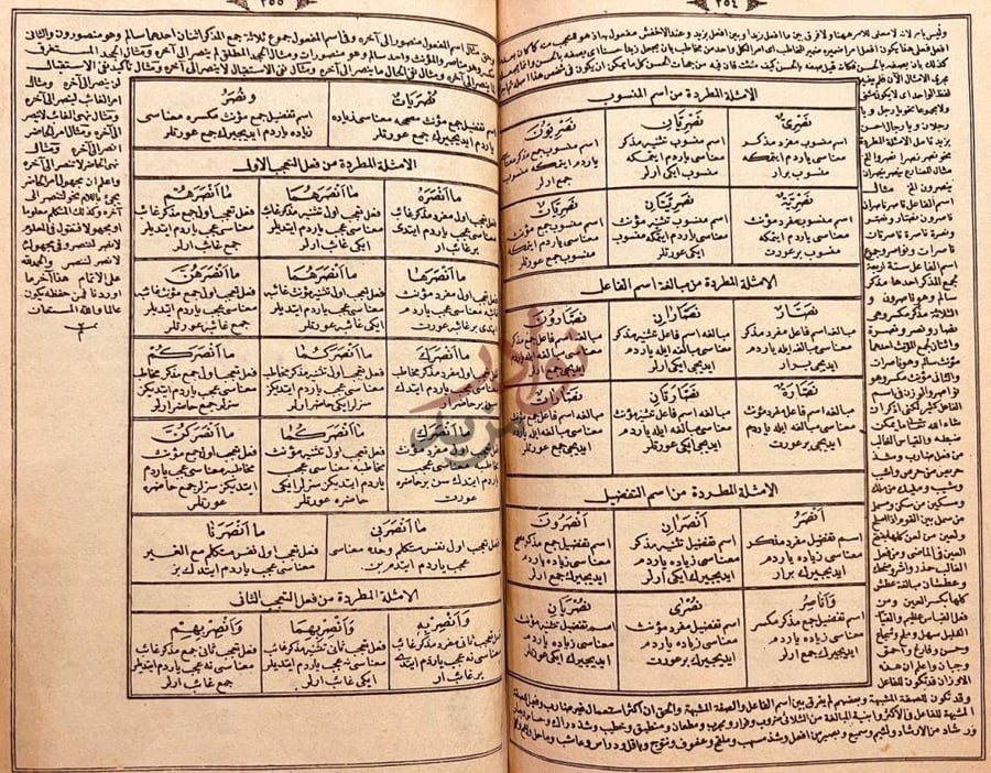 صفحة داخلية كتاب مراح الارواح الأمثلة المطردة