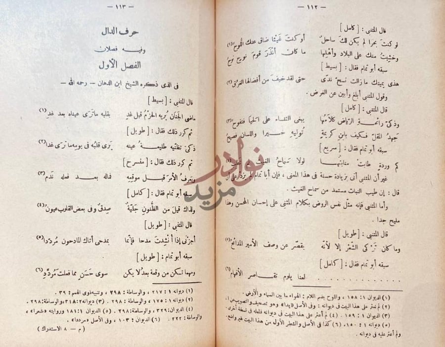 صفحة داخلية كتاب الاستدراك في الرد على رسالة ابن الدهان