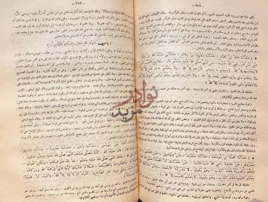 صفحة داخلية كتاب عمدة القاري شرح صحيح البخارى