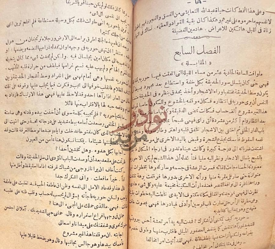 فصل كتاب السيف والنار في فتح السودان الفصل السابع