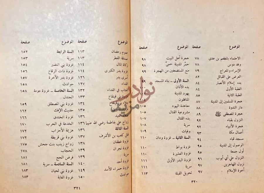فهرس كتاب نور اليقين في سيرة سيد المرسلين فهرس الكتاب