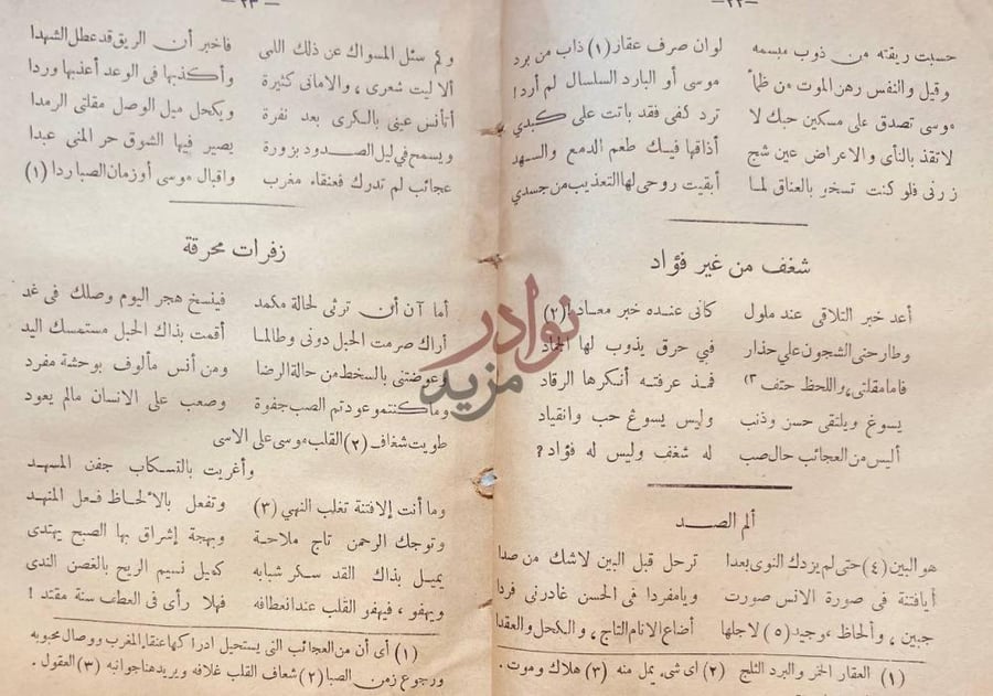 صفحة داخلية كتاب ديوان ابن سهل الاسرائيلي شغف من غير فؤاد