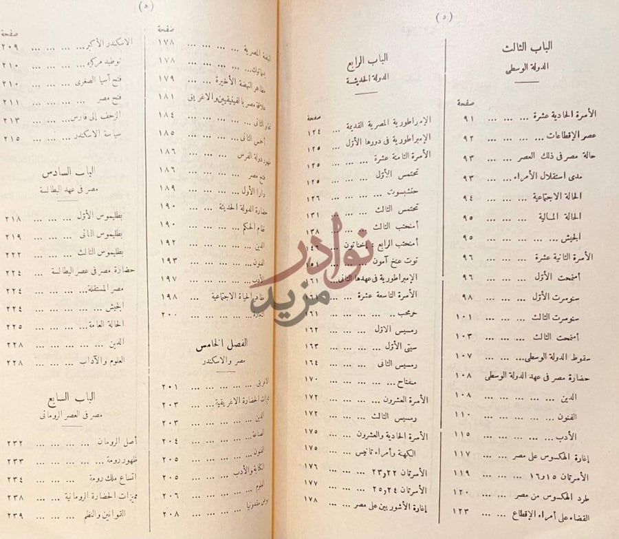 فهرس كتاب كلمة في اللغة العربية