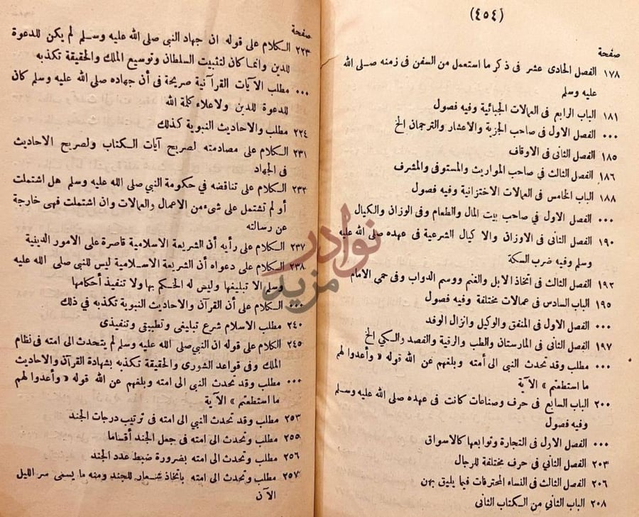 فهرس كتاب حقيقة الاسلام واصول الحكم
