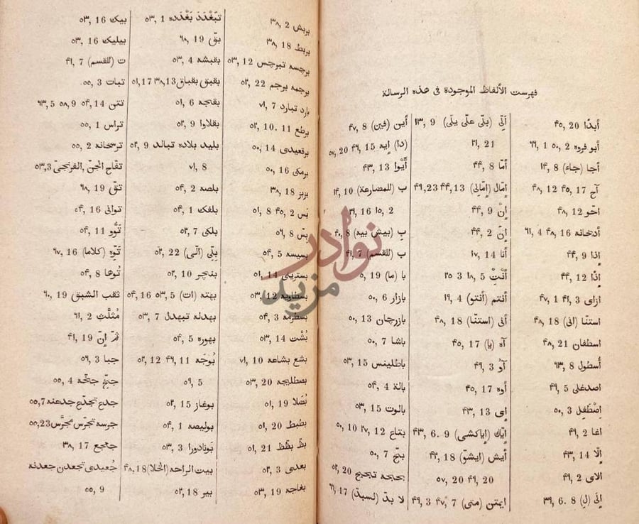 كشاف كتاب الرسالة التامه في كلام العامه والمناهج في احوال