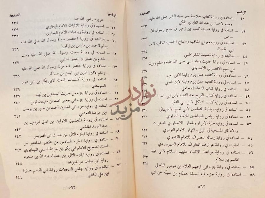 فهرس كتاب برنامج الوادي اشي فهرس عناوين الكتب