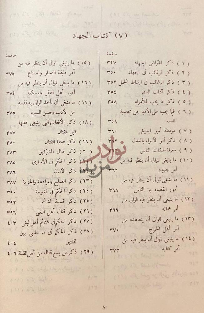 فهرس كتاب دعائم الاسلام وذكر الحلال والحرام والقضايا فهرس
