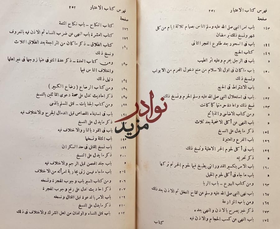 الاعتبار في بيان الناسخ والمنسوخ من الاثار/محمد الهمذاني