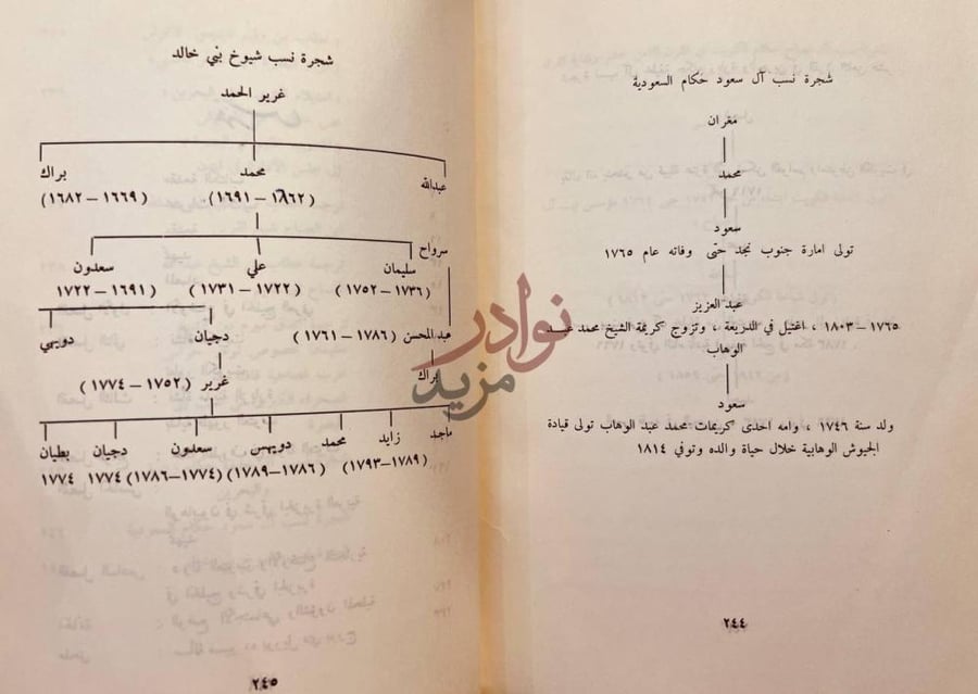 صفحة داخلية كتاب تاريخ شرقي الجزيرة العربية نشاة وتطور الكويت
