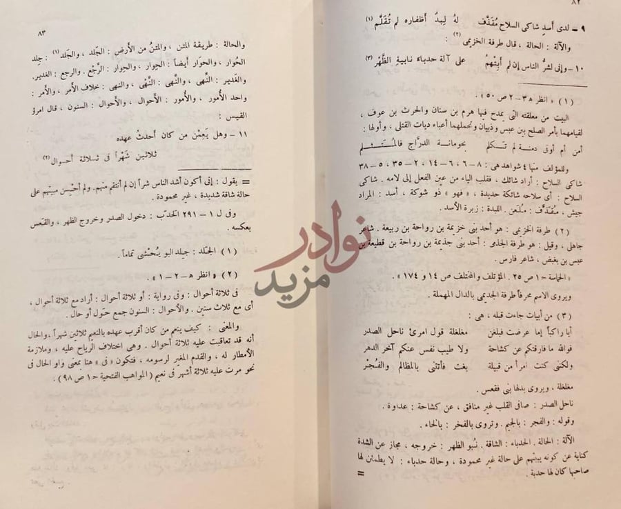 صفحة داخلية كتاب المسلسل في غريب لغة العرب نص من المقدمة