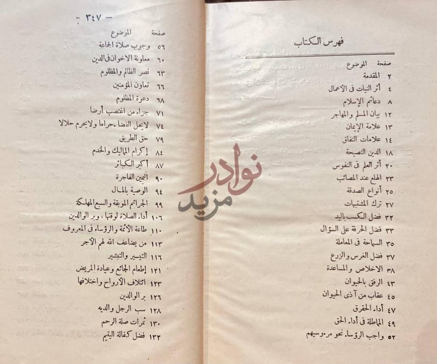 فهرس كتاب الادب النبوي فهرس الكتاب