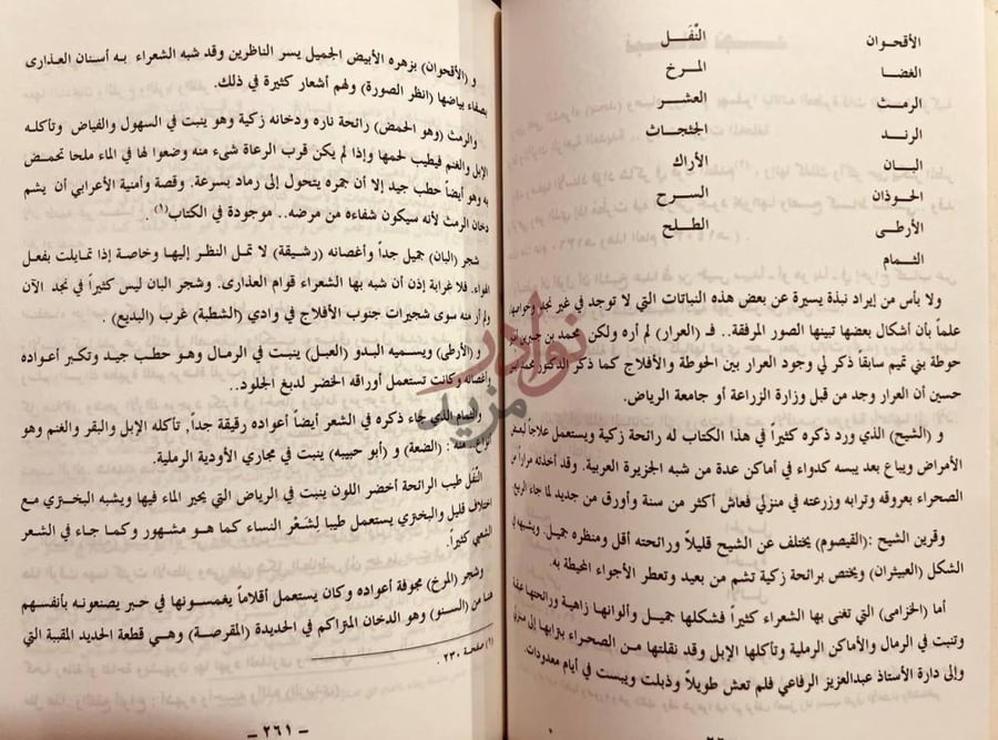 صفحة داخلية كتاب صبا نجد نجد في الشعر والنثر العربي