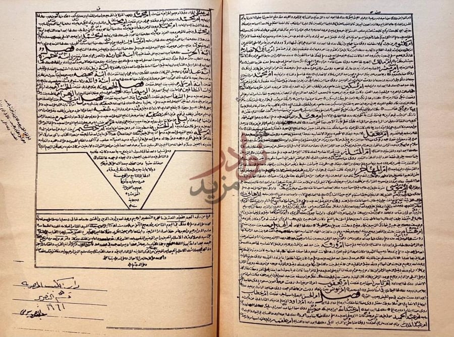 صفحة داخلية كتاب تهذيب الكمال في اسماء الرجال باب الهاء
