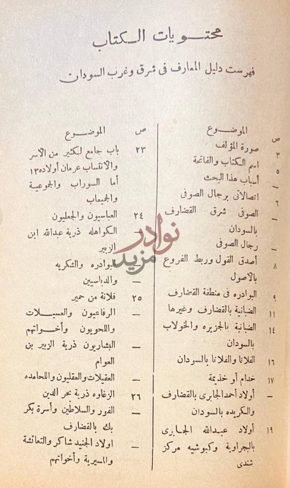 فهرس كتاب دليل المعارف فهرست دليل المعارف