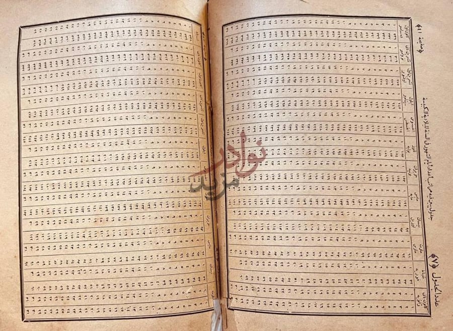 صفحة داخلية كتاب اصلاح التقويم جدول أيام الأسبوع