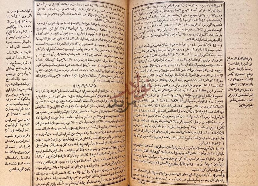 صفحة داخلية كتاب المهذب في فقه الامام الشافعي