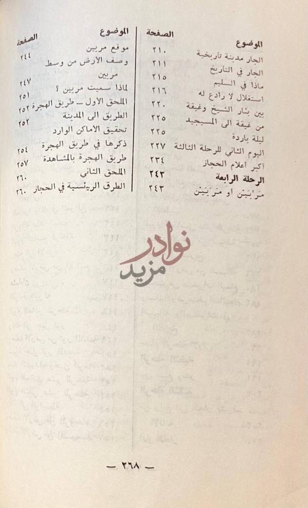 فهرس كتاب على طريق الهجرة رحلات في قلب الحجاز