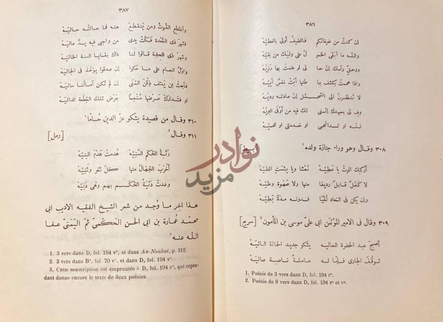 صفحة داخلية كتاب النكت العصريه في اخبار الوزراء المصريه