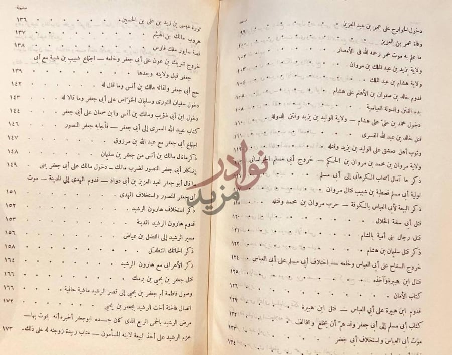 فهرس كتاب الامامة والسياسية استمرار الفهرس