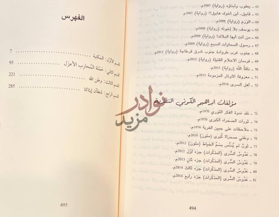 فهرس كتاب عدوس السري روح امم في نزيف ذاكرة الفهرس