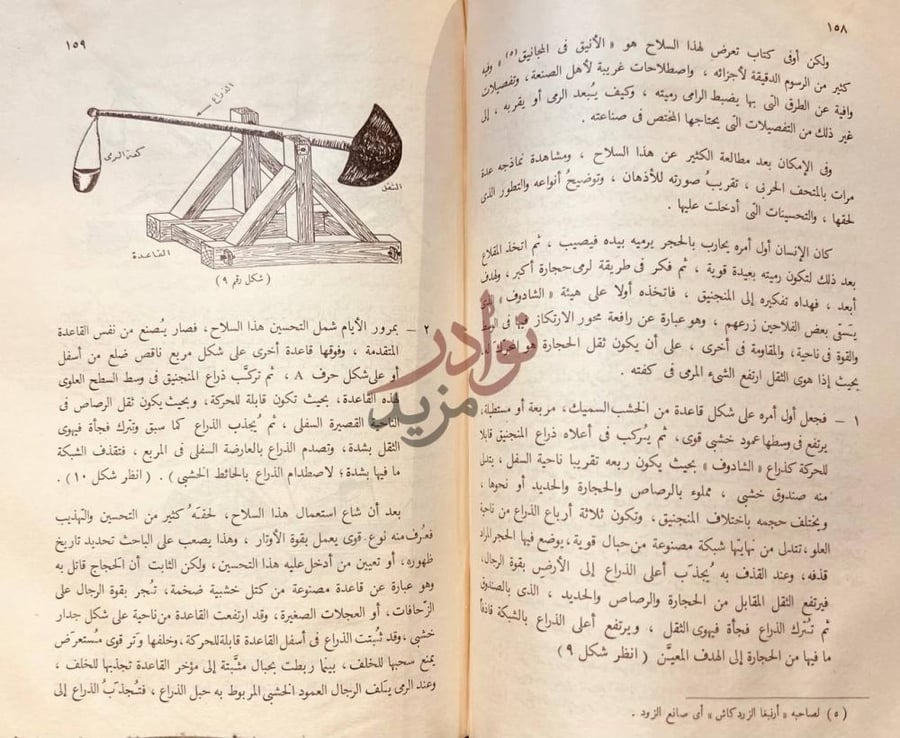 صفحة داخلية كتاب الفن الحربي في صدر الاسلام شكل رقم