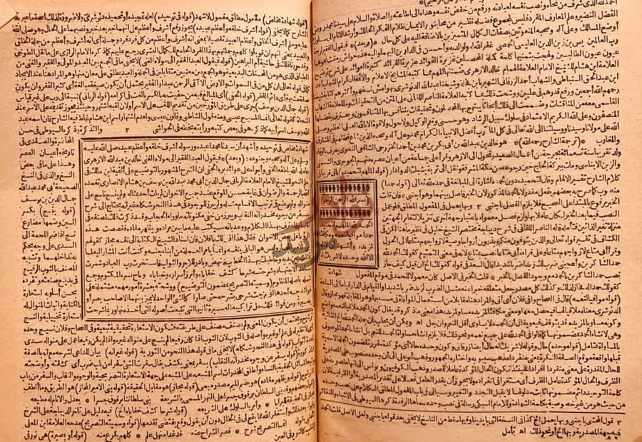 صفحة داخلية كتاب شرح التصريح على التوضيح لالفية ابن مالك