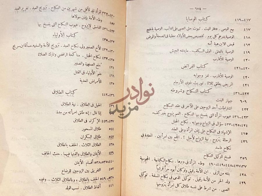 فهرس كتاب مختصر الفتاوى المصرية فهرس