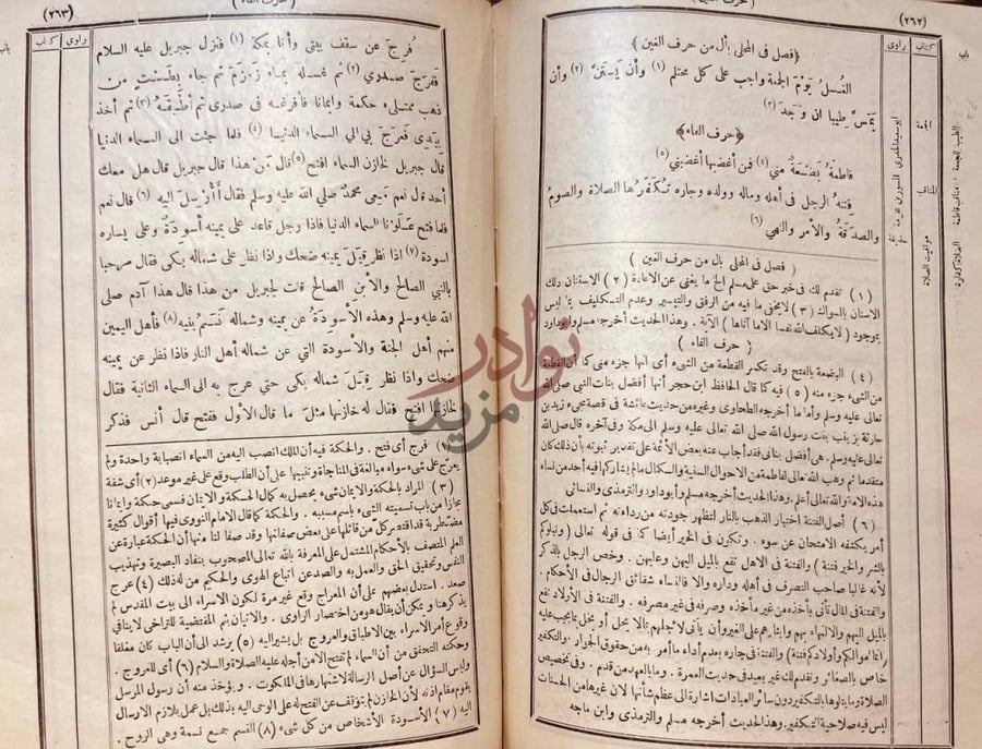 صفحة داخلية كتاب هداية الباري الى ترتيب احاديث البخاري