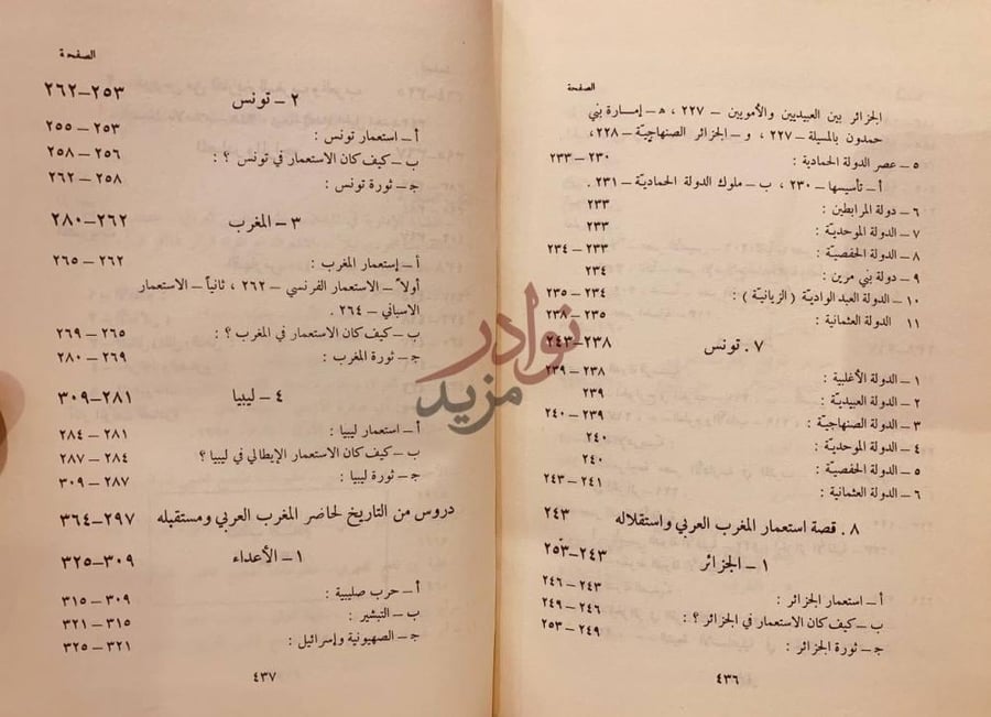 فهرس كتاب قادة فتح المغرب العربي مجلد واحد