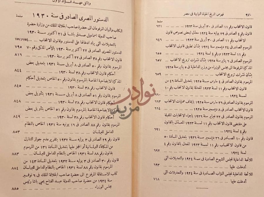 فهرس كتاب تاريخ الحياة النباتية في مصر من عهد محمد علي باشا